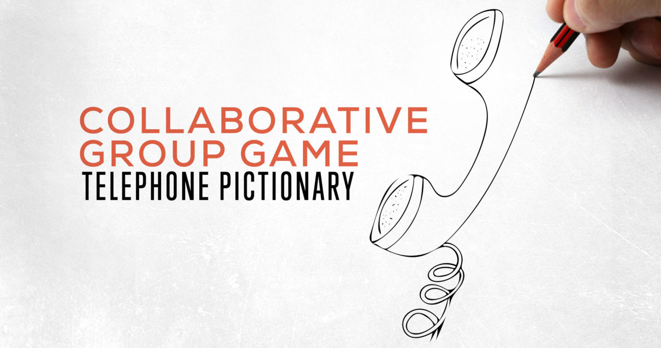 Collaborative Group Game: Telephone Pictionary